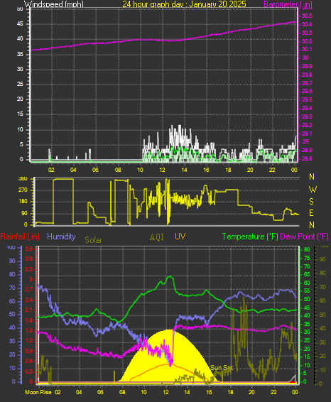 24 Hour Graph for Day 20